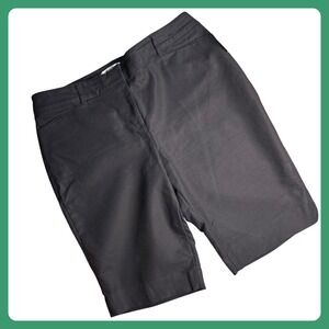 White House Black Market Bermuda Shorts Black‎ Career Casual